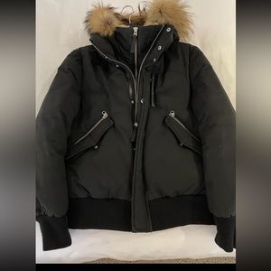 Mens mackage jacket black, size 44